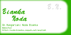 bianka noda business card